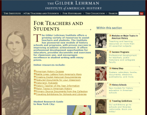 The Gilder Lerhman Institute Of American History | US History ...