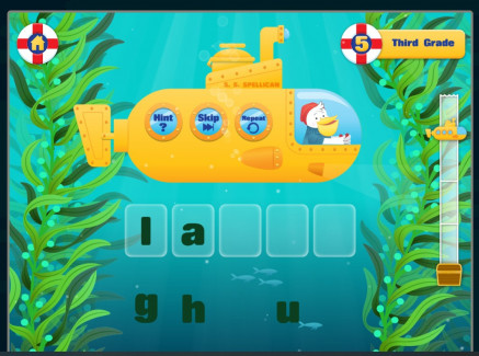 Submarine Spelling Practice | Vocabulary & Spelling - LearningReviews